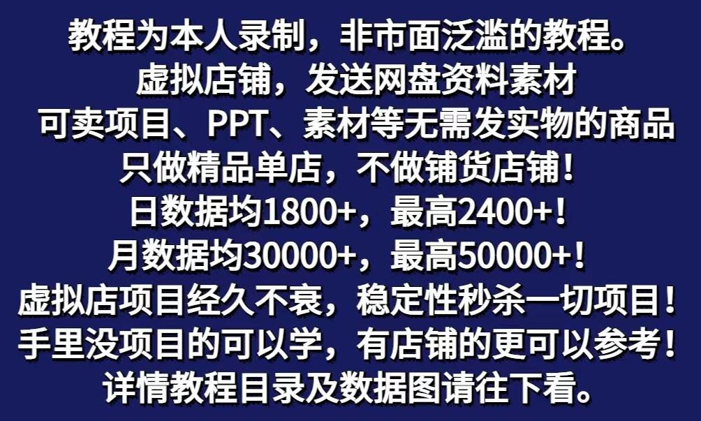 图片[2]-拼多多虚拟电商训练营月入40000+你也行，暴利稳定长久，副业首选-学习可以让转运(赢)的资源库-kyrzy.com